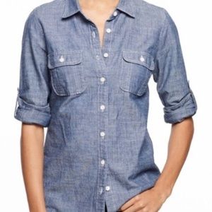 🇺🇸J. Crew Women's "Perfect Shirt" Button Up